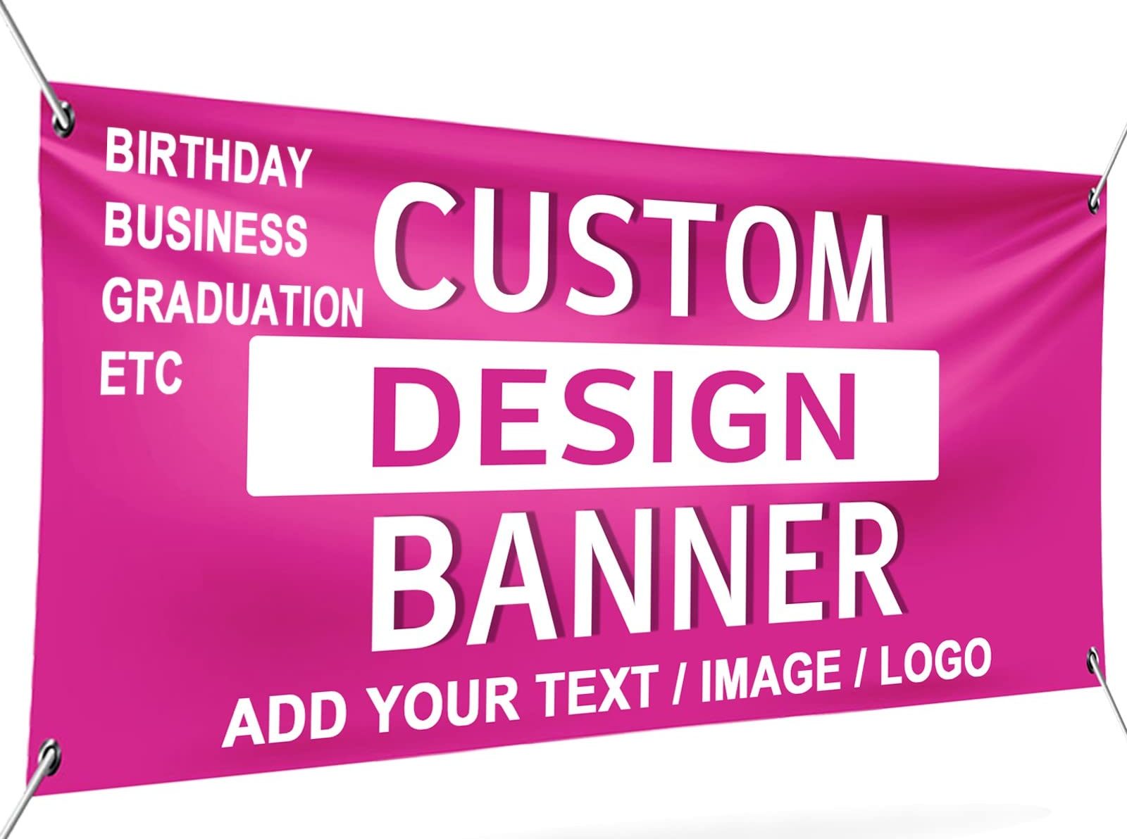 Factory Wholesale Custom Advertising Waterproof Any Size Anime Expo Birthday Party Polyester Banner For Events Promotion