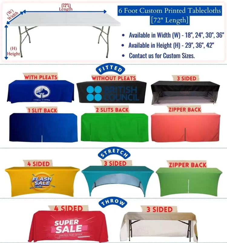 Custom Trade Show Table Cloth Waterproof Polyester Stretch Spandex with Sublimation Printed Logo Advertising Table Cover Cloths3 Custom Trade Show Table Cloth Waterproof Polyester Stretch Spandex with Sublimation Printed Logo Advertising Table Cover Cloths3