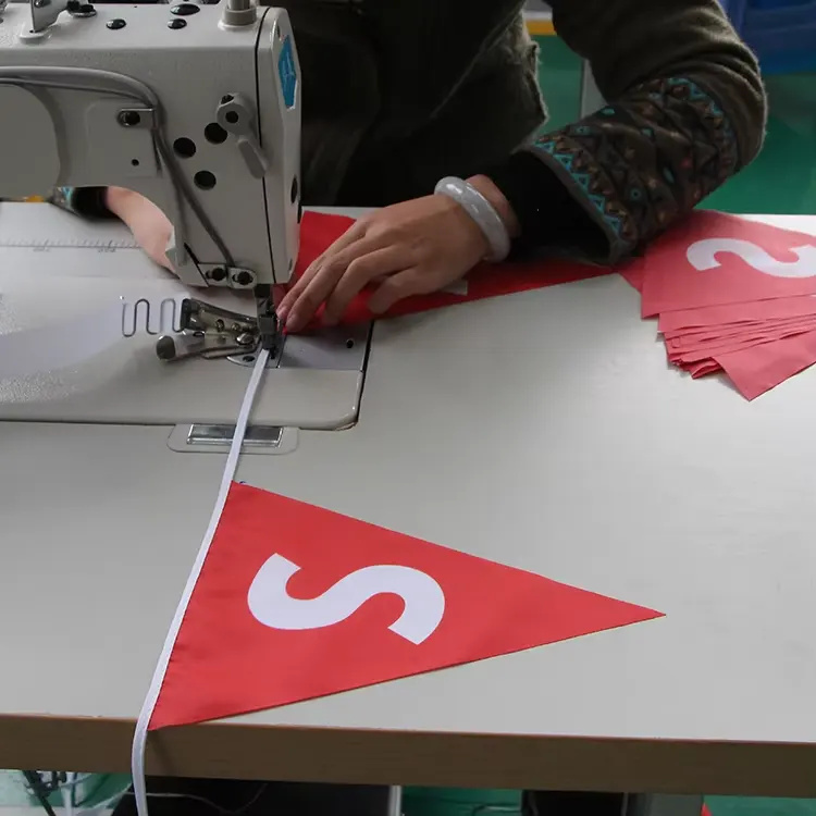 Factory Price Wholesale Colourful Festival Triangle Bunting Banner String Flag Digital Printed Techniques Factory Price Wholesale Colourful Festival Triangle Bunting Banner String Flag Digital Printed Techniques