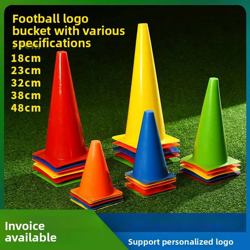 18/23/32/38/48cm Thickened Marking Bucket Football Training Equipment Obstacle Plastic Bucket Conical Bucket