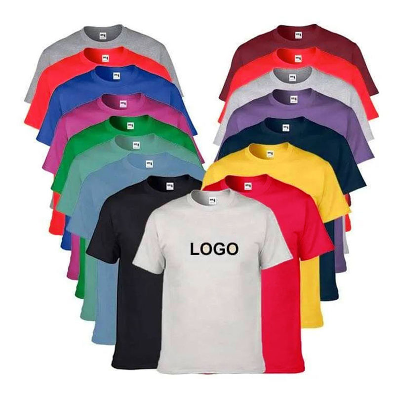 Soft Breathable Custom Cotton T-Shirt Short Sleeve Eco-Friendly Promotional Tee with Logo Printing at Factory Price