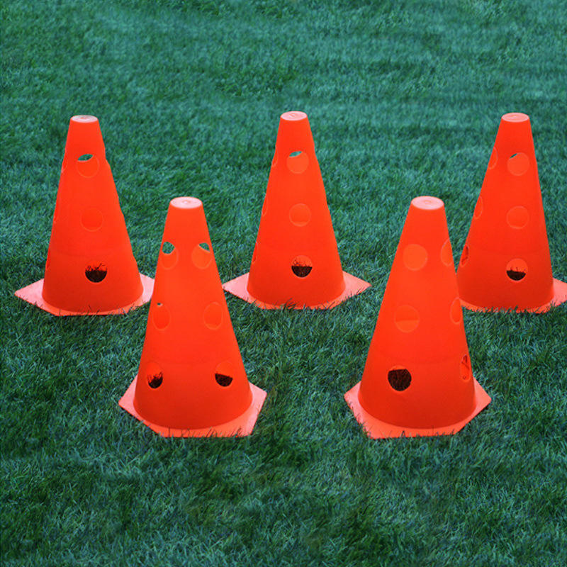 23cm Hexagonal Hole PE Marker Bucket for Football Obstacle Course