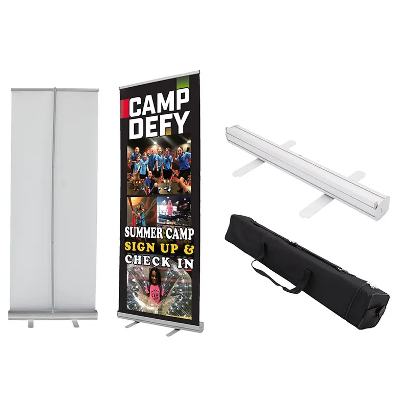 Classic Roll up Banner Stand Aluminum Frame with Custom Printing Support
