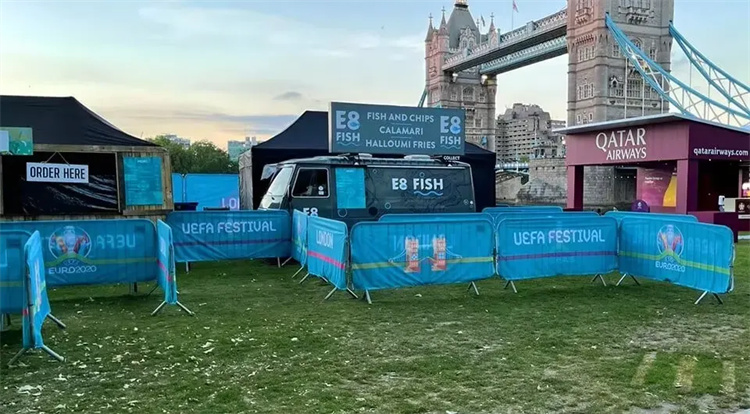 Custom Logo Crowd Control Fence Banner Portable Barricade Barrier Cover for Outdoor Sports Events Made Durable Vinyl Polyester1 Custom Logo Crowd Control Fence Banner Portable Barricade Barrier Cover for Outdoor Sports Events Made Durable Vinyl Polyester1