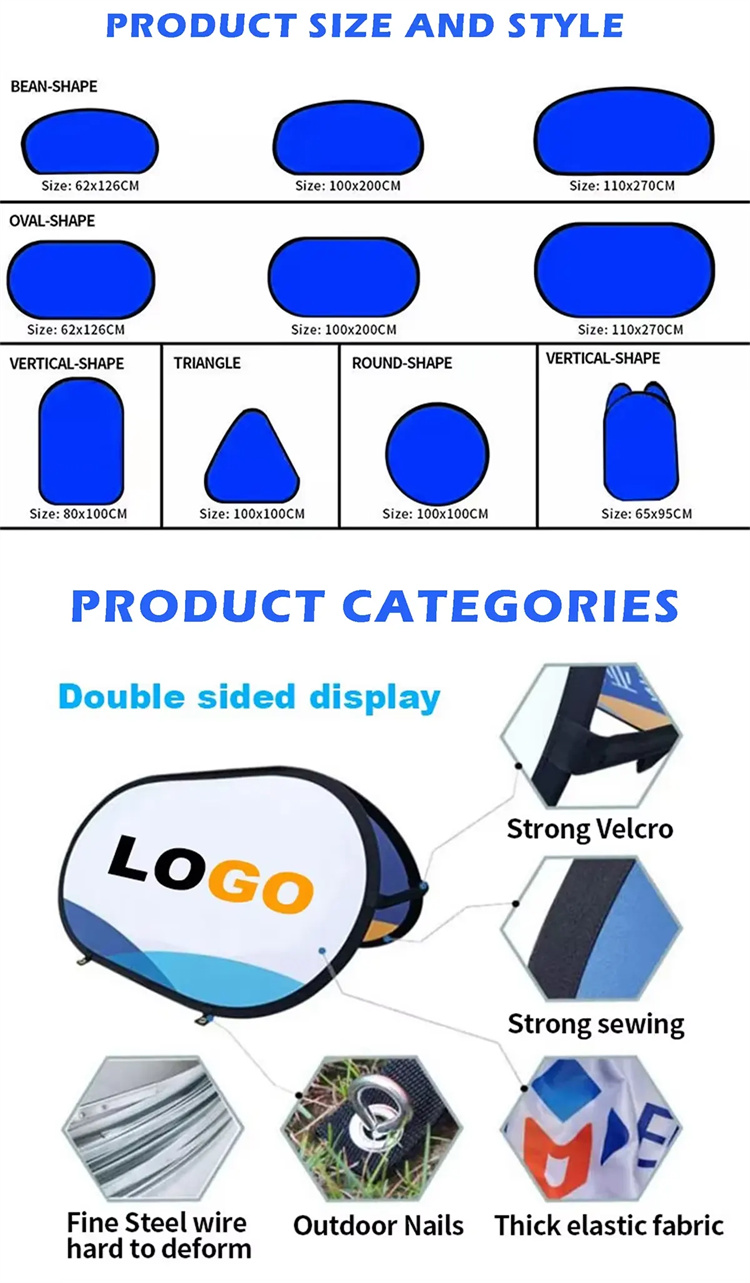 Custom Pop-Up A-Frame Sign Foldable Outdoor Banner for Holiday Sales and Event Marketing1