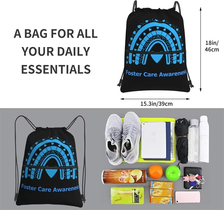 Wholesale Customized 34cm Polyester Nylon Drawstring Sportpacks Promotional Backpack and Shop Bags1 Wholesale Customized 34cm Polyester Nylon Drawstring Sportpacks Promotional Backpack and Shop Bags1