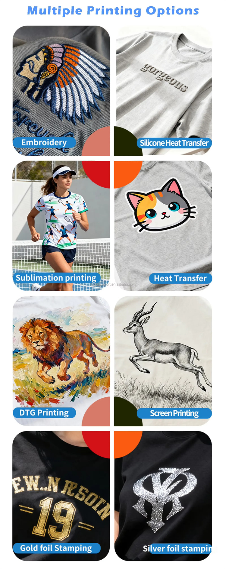 Custom Printed T-Shirts Personalized Cotton Tees with Vibrant Graphics, Bulk Orders Welcome4 Custom Printed T-Shirts Personalized Cotton Tees with Vibrant Graphics, Bulk Orders Welcome4