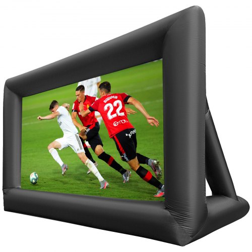 Hot Sale Custom Size Inflatable Projector Screen-Waterproof PVC Outdoor Cinema Event Stand with Easy Setup & Plug Powered